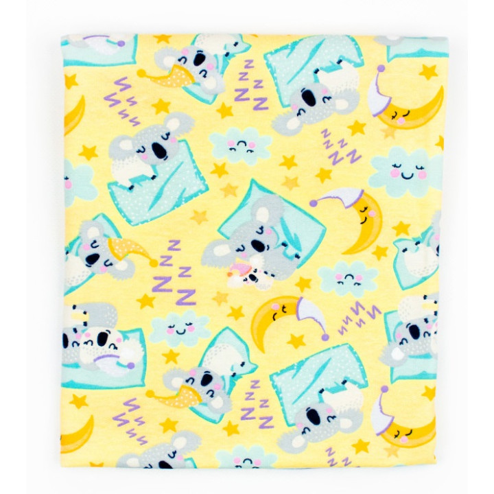  Пеленка детская Коала футер 75*90 см