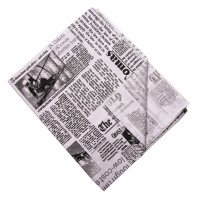 Пеленка "Газета" Ситцевая 90*110 см для новорожденных
