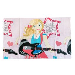 Ситцевая пеленка 90*100 см новорожденным девочкам в роддом Рок Звезда