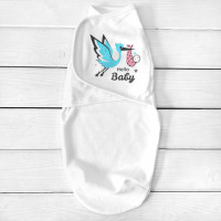 Пеленка кокон на липучке Hello Baby Футер для новорожденных