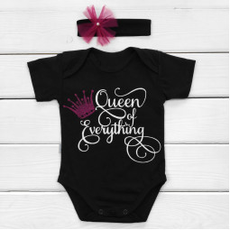 Боді з коротким рукавом і пов'язка BlackQueen