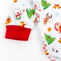 Боді і штани для малюків від трьох місяців Snowman з начосом