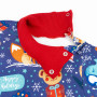 Комплект боді гольф зі штанами Christmas Fox