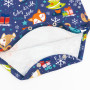Комплект боді гольф зі штанами Christmas Fox