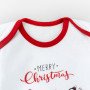 Комплект для новонароджених новорічний з трьох предметів Merry Christmas з пінгвінами