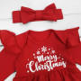 Боді з крильцями та пов'язкою Merry Christmas