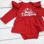 Боді з крильцями та пов'язкою Merry Christmas