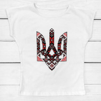 Футболка для дівчинки з Тризубом