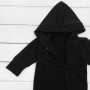 Комбінезон з капюшоном однотонна з двонитки Black