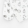 Комплект з чепчиком для новонароджених Milk з футеру