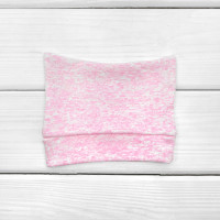 Шапочка трикотажна з вушками Pink melange