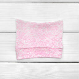Шапочка трикотажна з вушками Pink melange