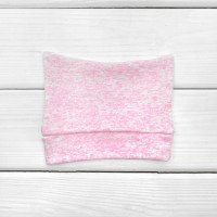 Шапочка трикотажна з вушками Pink melange