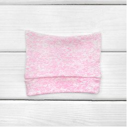 Шапочка трикотажна з вушками Pink melange