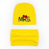Двошарова дитяча шапочка з хомутом MRS