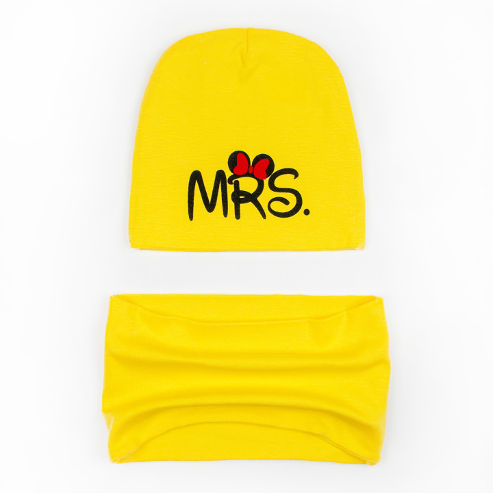 Двошарова дитяча шапочка з хомутом MRS